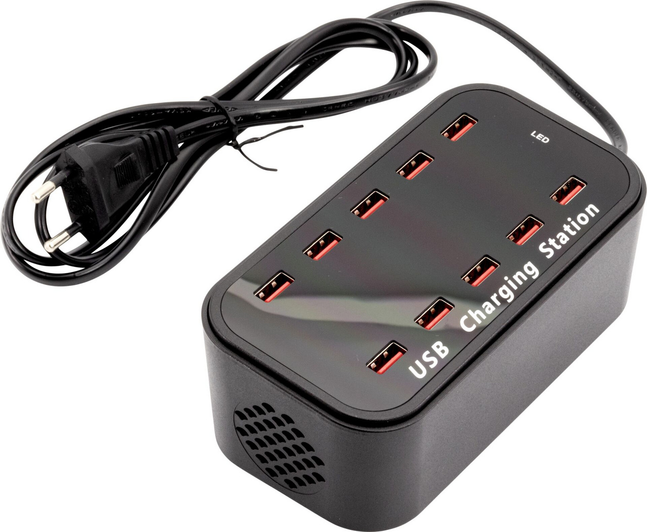 Ladestation USB für 10 LED Tischleuchten